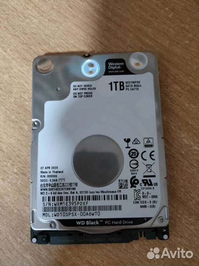 HDD WD Black 1 tb