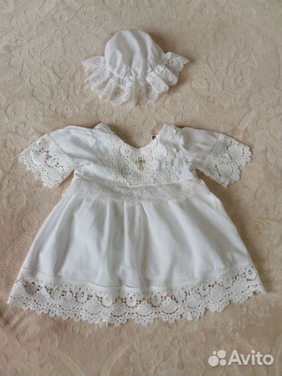 Крестильный комплект для девочки от Jolly baby