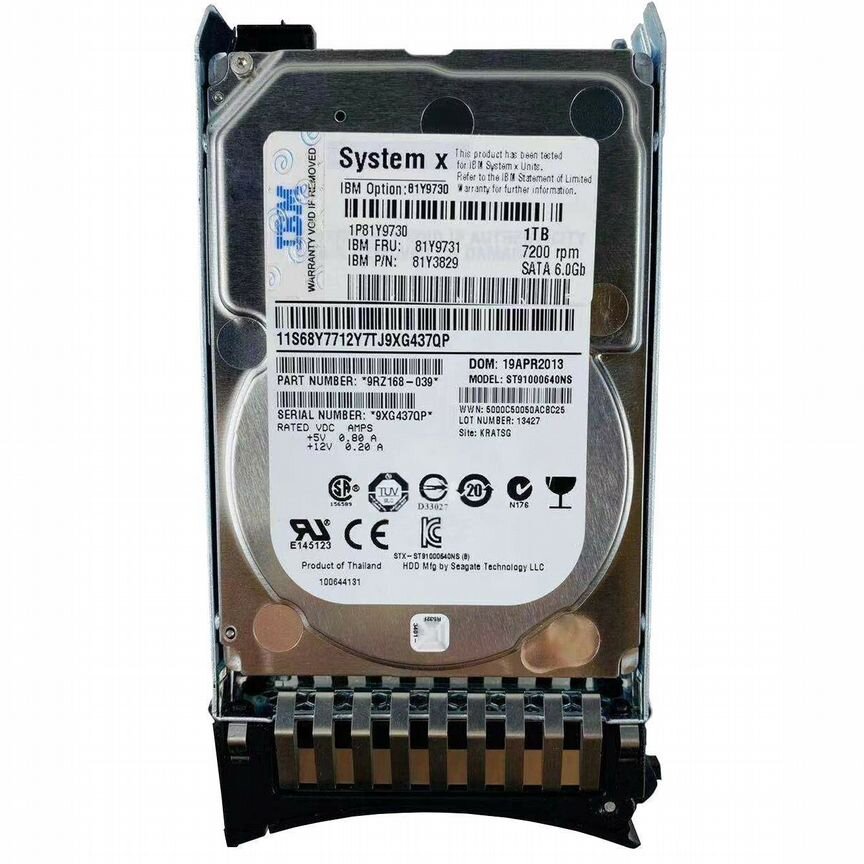 [81Y9731] Жесткий Диск Ibm 1tb Sata3 2.5 81y9731