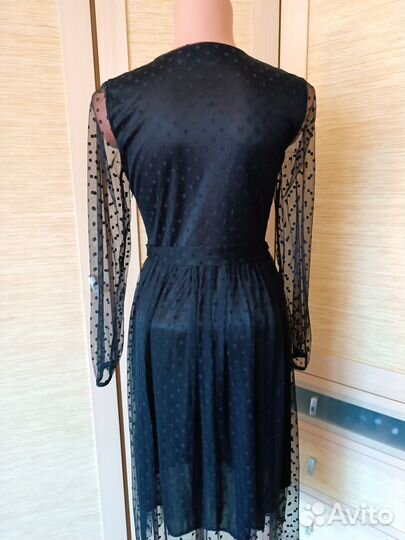 Платье черное 42р