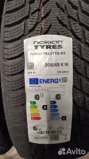 Nokian Tyres Hakkapeliitta R3 205/65 R16 99R