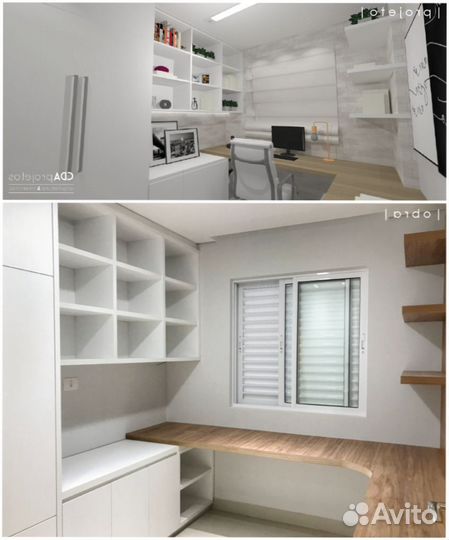 Детская зона у окна для двоих арт 478