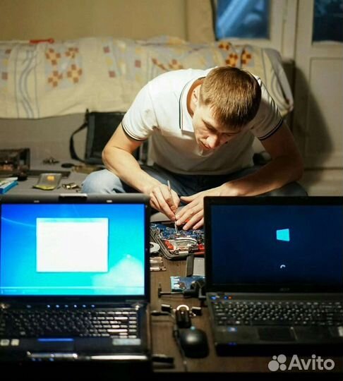 Установка Windows. Ремонт компьютеров и ноутбуков
