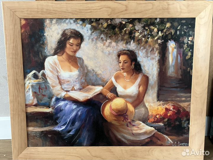 Картина в рамке, в гостинную, интерьерная