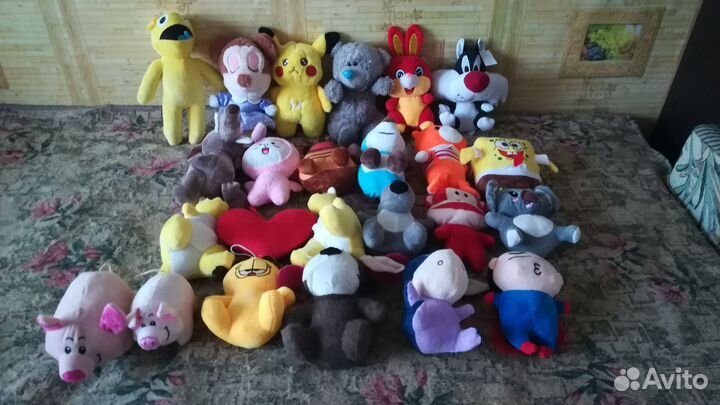 24 игрушки с аппарата ''хватай-ка''