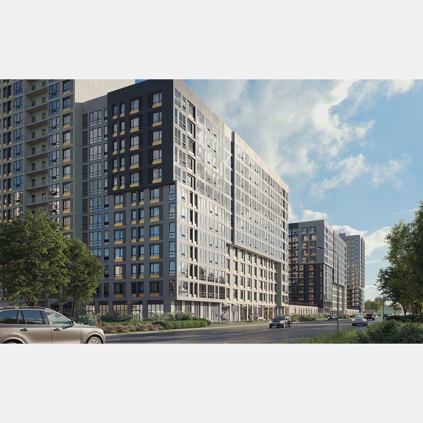 2-к. квартира, 73,5 м², 6/18 эт.