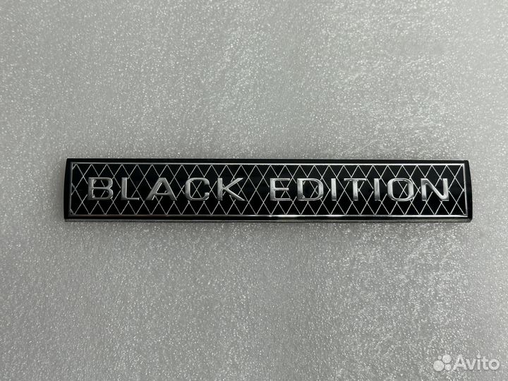 Надпись Black Edition