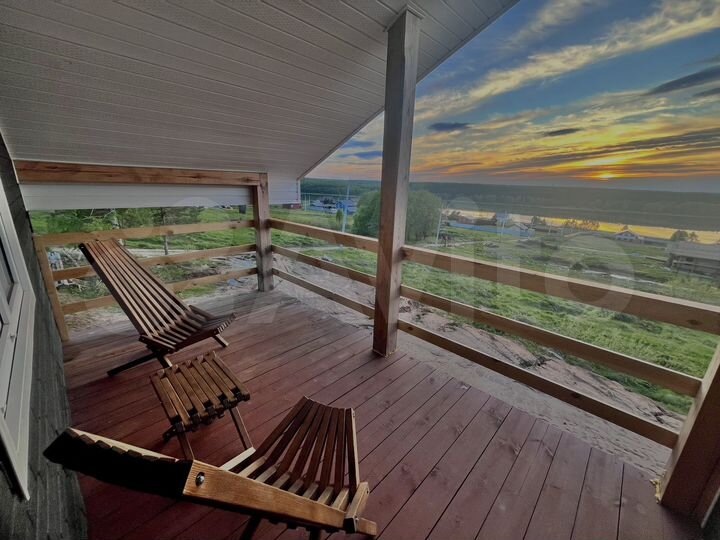 Коттедж 116 м² на участке 10 сот.