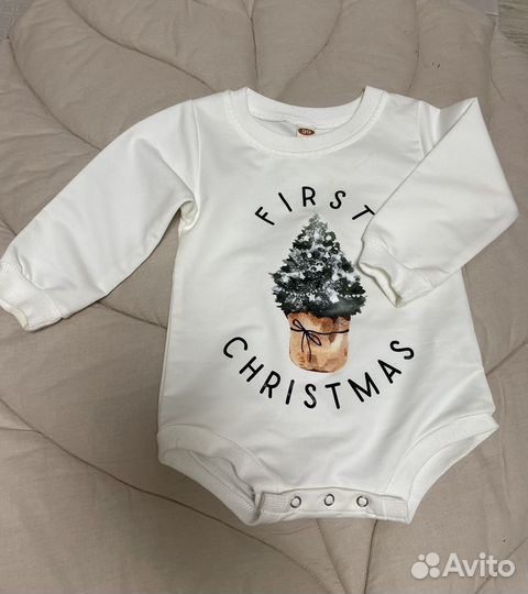 Новогоднее боди для малышей