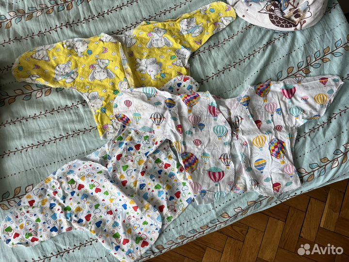 Распашонки без завязок новые 62 размер