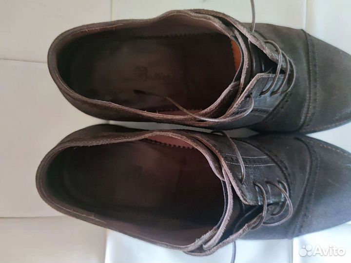 Туфли замшевые 