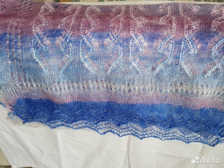 Оренбургский пуховый палантин