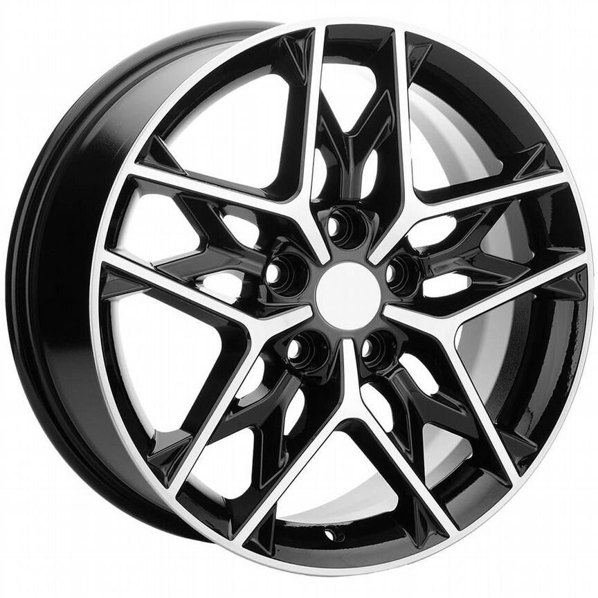 Диски Khomen KHW1709 7x17 5x110 ET45 D67.1 Black-FP