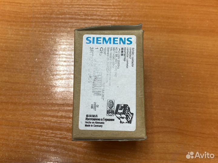 Контактор siemens 3RT2016-2AP01