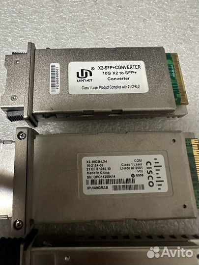 Модули Cisco X2-SFP10G и оптические