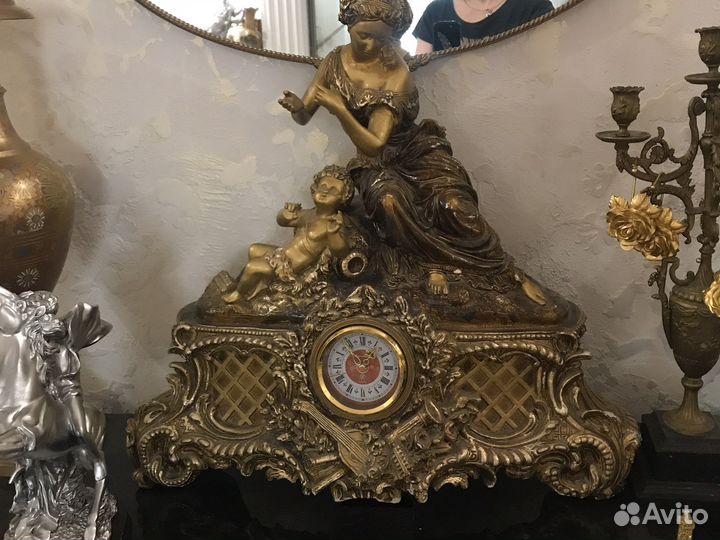 Статуэтка часы Антиквариат СССР