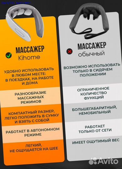 Импульсный Новый Массажер Для Шеи (Арт.74371)