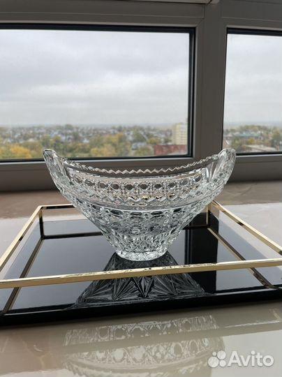 Конфетница СССР хрусталь