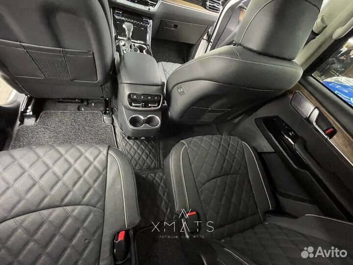 Коврики из экокожи для KIA Mohave 7 мест
