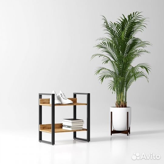 Этажерка лофт 2 полки