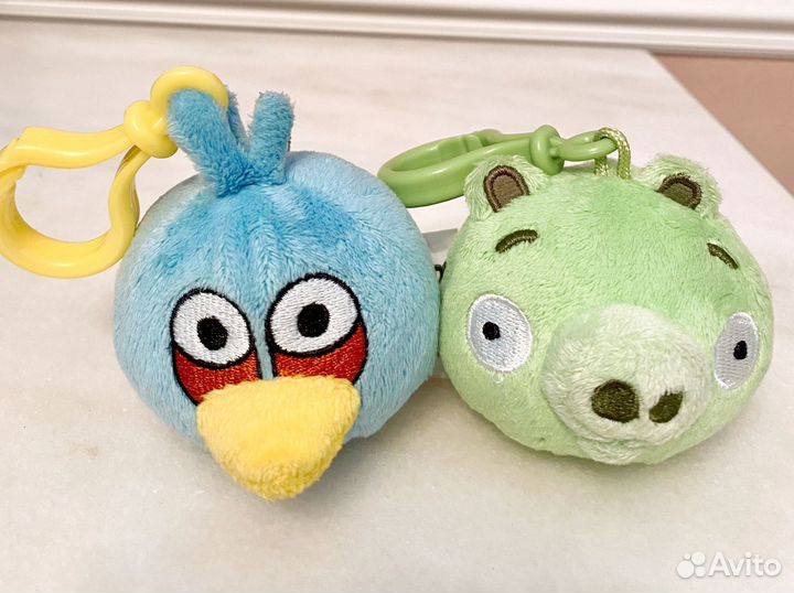 Брелок (зажим) на рюкзак Angry birds и др