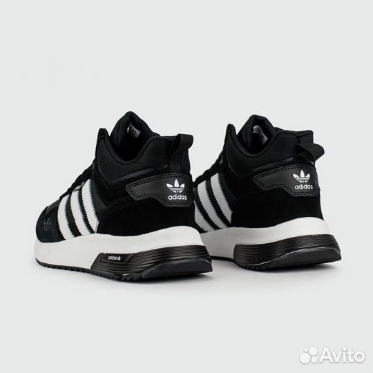 Adidas Retropy F2 Mid Black / White with furзима