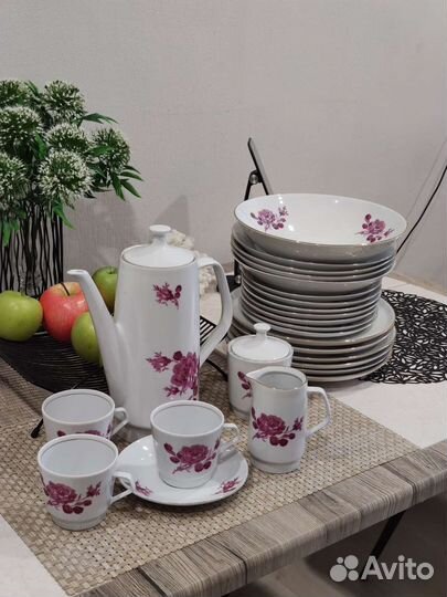 Винтажный сервиз Weisswasser ГДР