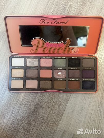 Палетка теней too faced