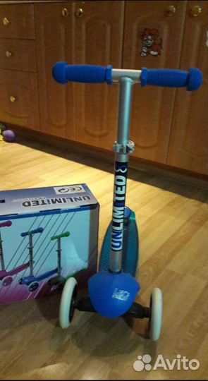 Самокат детский трехколесный бу