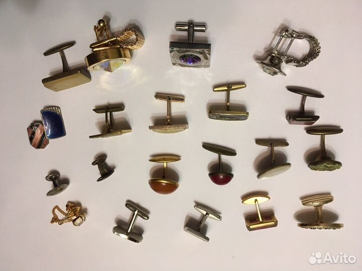 Одиночные старые запонки СССР
