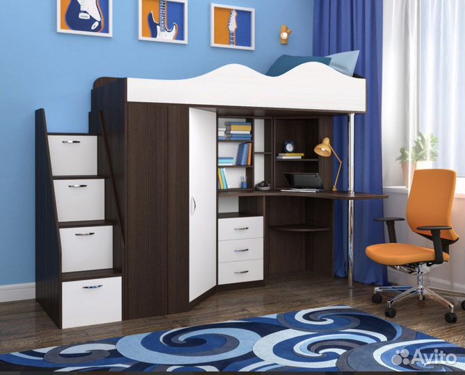 Кровать чердак «Пионер»