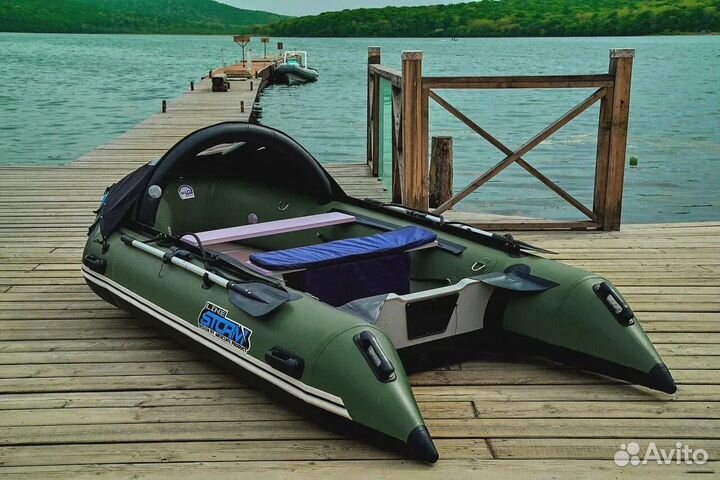 Лодка пвх Stormline Adventure Standard 380 синяя
