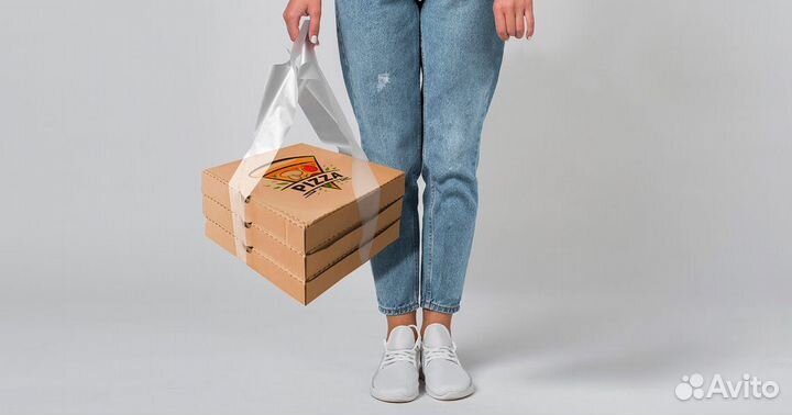 Пакеты для пиццы и тортов 20х55 1000 шт по 3.39 р