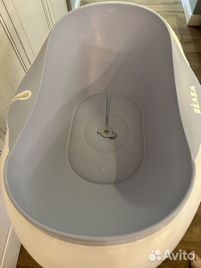 Ванночка с подставкой Beaba+игрушка для ванны