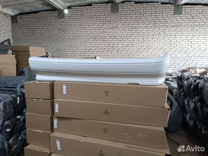 Бампер задний ваз 2114 цвет белый (белое облако)