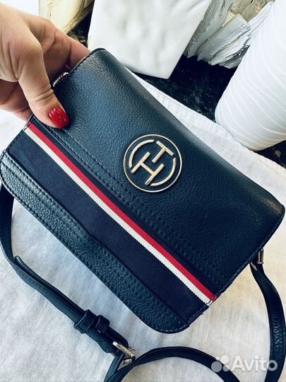 Сумка. Tommy Hilfiger. Нат кожа. Оригинал