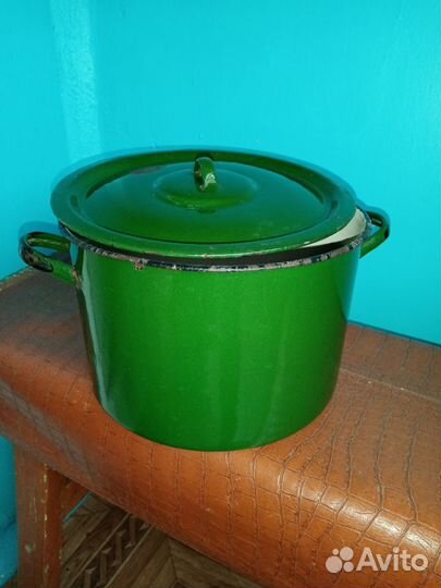 Кастрюля, бак, ведро, бидон эмалированные