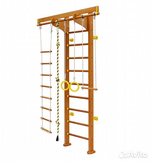 Спортивный уголок для детей дерево массив