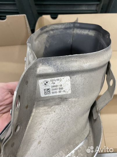 Хромированные насадки на выхлоп BMW x6 G06