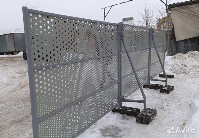 Временные ограждения для стройки в Луховицах
