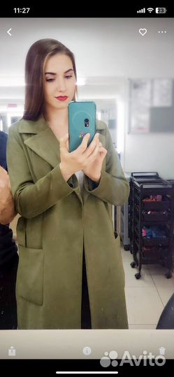 Замшевое пальто aylin stories M