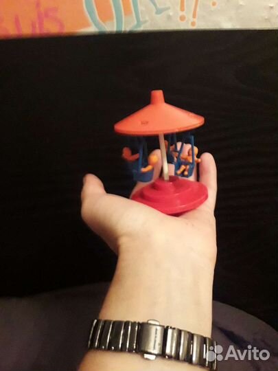 Карусель мини с пупсиками 1,5см,ссср,10см