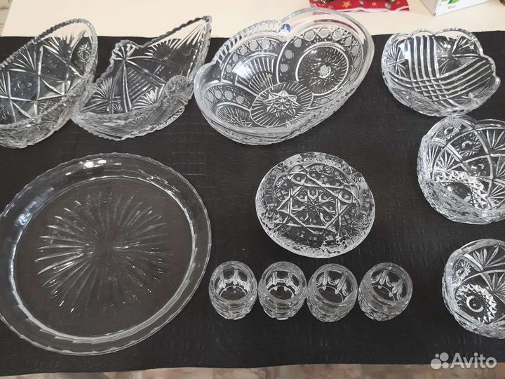 Хрусталь и стекло различные