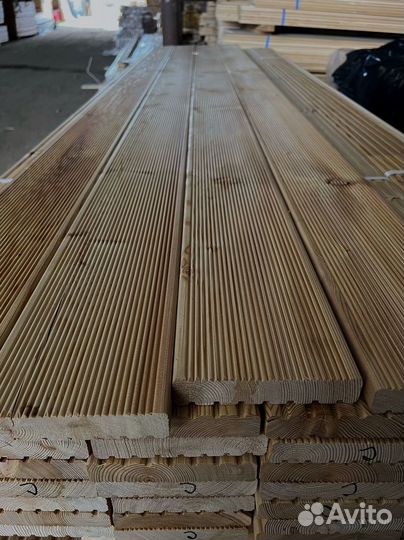 Шлифованные доски лиственницы 45x150 мм, для элега