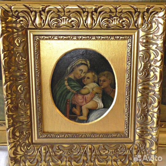 Картина.Мадонна с Иисусом.19 век.Рафаэль