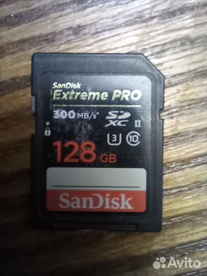 SanDisk Extreme Pro sdxc 128GB UHS-II (300 MB/s)