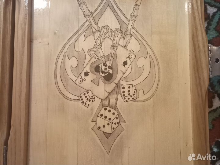 Нарды ручной работы новые