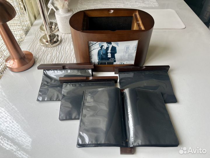 Фотоальбом шкатулка, 4 секции, 96 фото