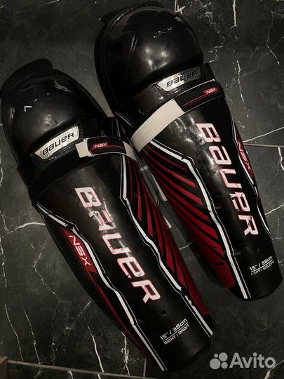 Хоккейные щитки Bauer NSX (15 размер)
