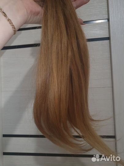 Волосы для наращивания 40 см русый
